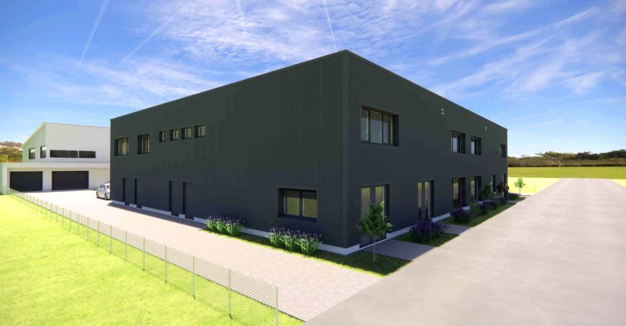 Hochwertige flexible Hallenflächen Ladenflächen mit Büro, einzelne Büroflächen in KFW40 zimmer