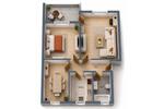 Etagenwohnung Braunschweig Broitzem - 3 Zimmer, 70 m&sup2;, 249.000&euro; | Angebot:26533674