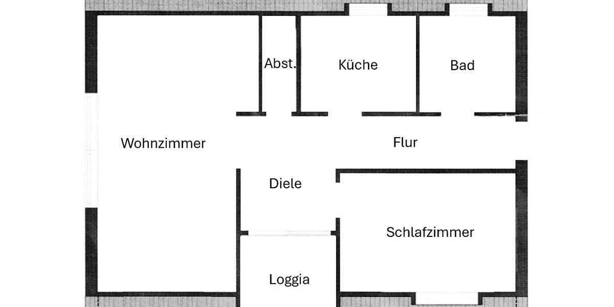 Dachgeschoßwohnung Weyhausen - 2 Zimmer, 66 m&sup2;, 149.000&euro; | Angebot:23594089