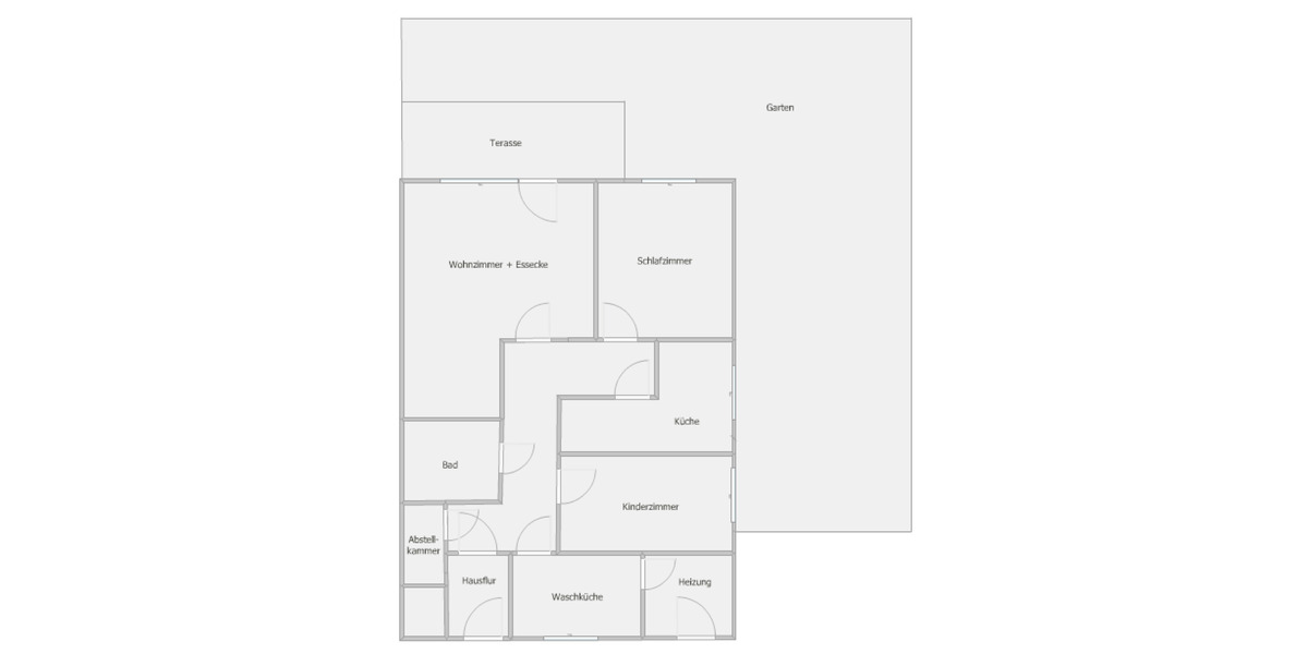 Kernsanierte Erdgeschosswohnung mit eigenem traumhaften Garten zimmer