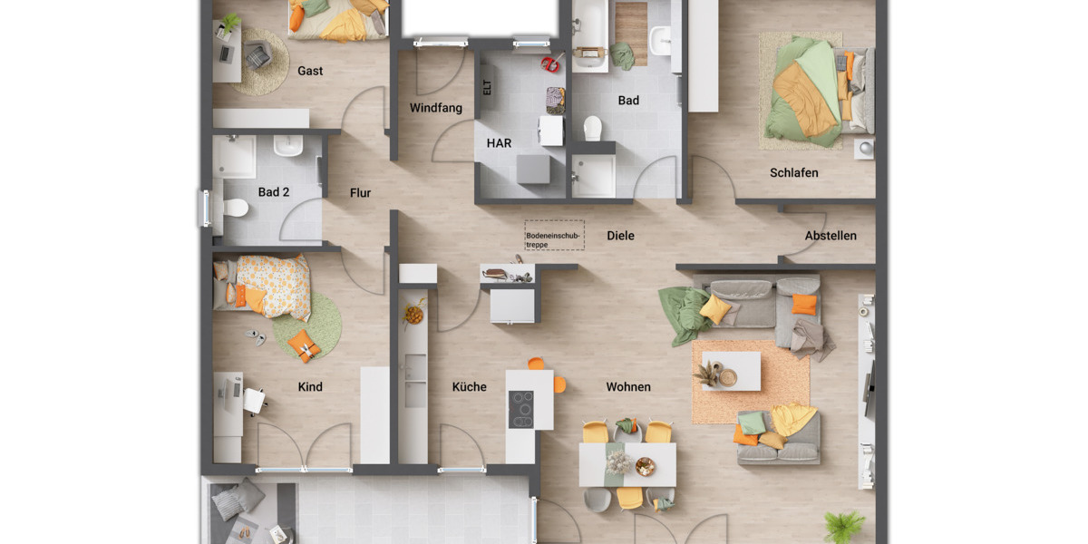 Einfamilienhaus Schöppenstedt - 4 Zimmer, 130 m&sup2;, 348.850&euro; | Angebot:25996234