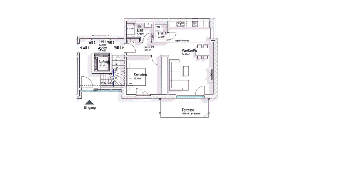 Etagenwohnung Wolfenbüttel Fümmelse - 2 Zimmer, 264.000&euro; | Angebot:24578187