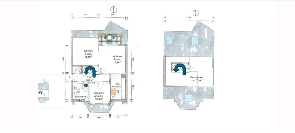 Maisonettenwohnung Salzgitter Ortschaft Ost - 3.5 Zimmer, 97 m&sup2;, 232.000&euro; | Angebot:25418664