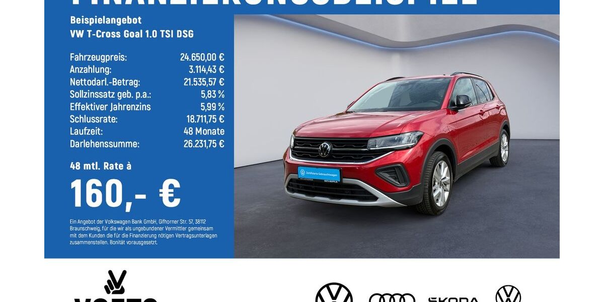 VW T-Cross 10.650 km 23.480 &euro; Braunschweig 38124