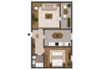 Etagenwohnung Wolfsburg Detmerode - 2 Zimmer, 58 m&sup2;, 89.000&euro; | Angebot:27226428