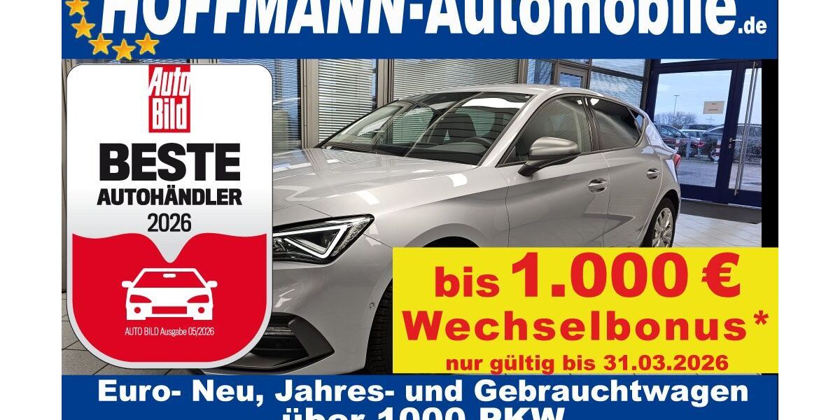 Seat Leon 24.155 km 22.900 &euro; Wolfsburg-Heiligendorf 38444