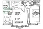 Etagenwohnung Wolfsburg Ehmen - 2 Zimmer, 55 m&sup2;, 211.000&euro; | Angebot:27085515