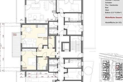 Wohnung Wolfsburg Almke - 2 Zimmer, 78 m&sup2;, 277.000&euro; | Angebot:25548040