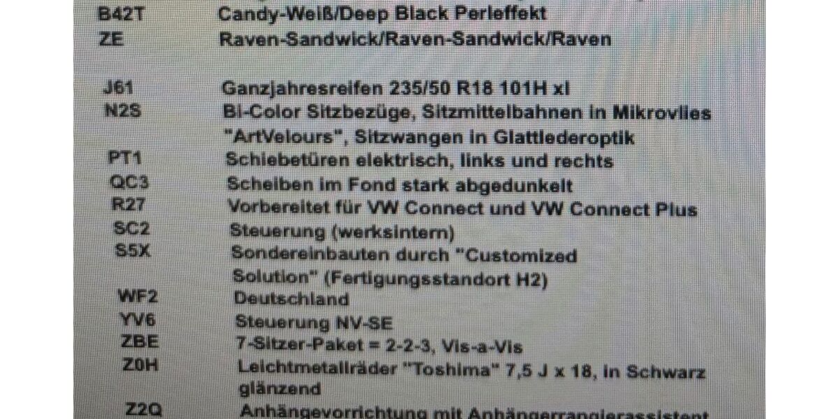 VW T7 Multivan 12.000 km 59.300 &euro; Wolfsburg 38448