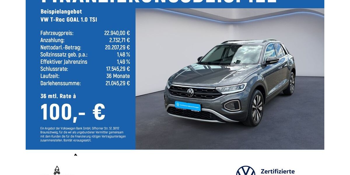 VW T-Roc 22.000 km 22.840 &euro; Wolfenbüttel 38304