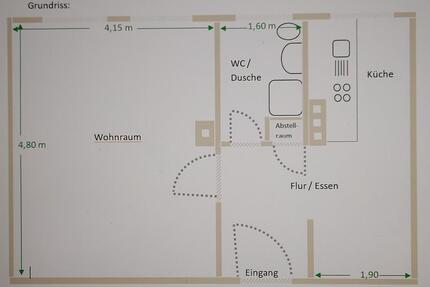 Wohnung Salzgitter Ortschaft Südost - 1 Zimmer, 35 m&sup2;, 45.000&euro; | Angebot:26819180