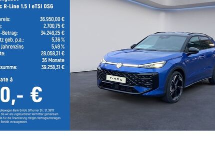 VW T-Roc 6.000 km 36.950 &euro; Braunschweig 38124