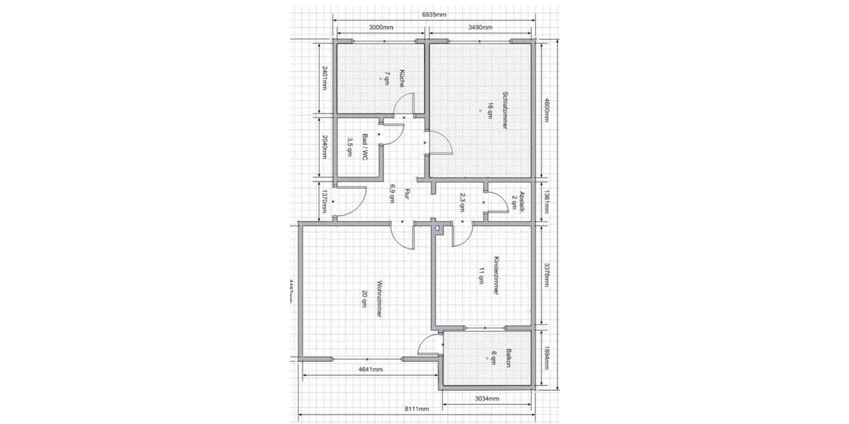 Etagenwohnung Braunschweig Heidberg-Melverode - 3 Zimmer, 72 m&sup2;, 1.199&euro; | Angebot:24838971