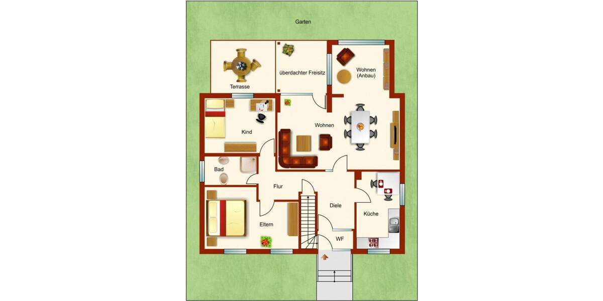 Einfamilienhaus Braunschweig Mascherode - 6 Zimmer, 195 m&sup2;, 498.000&euro; | Angebot:24827017