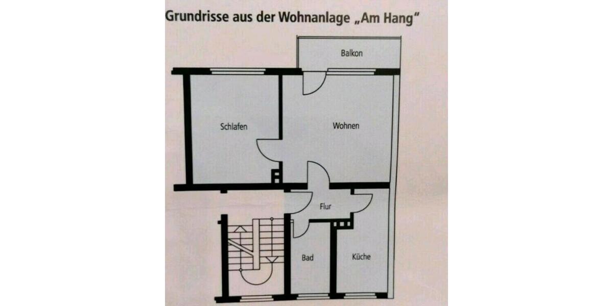 Etagenwohnung Salzgitter Ortschaft Südost - 2 Zimmer, 50 m&sup2;, 800&euro; | Angebot:24832443