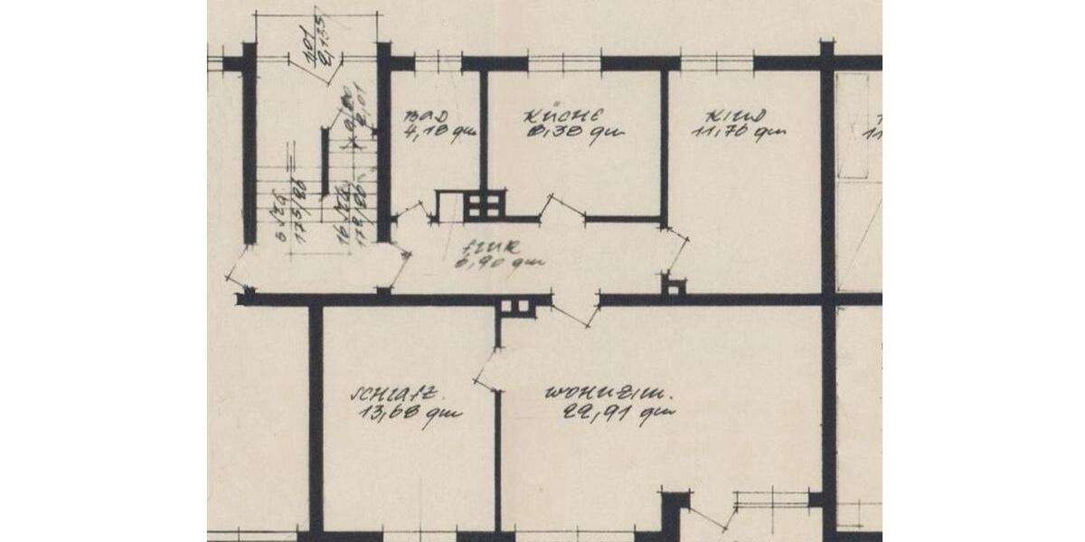 Etagenwohnung Wolfenbüttel Adersheim - 3 Zimmer, 70 m&sup2;, 650&euro; | Angebot:26320690