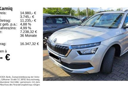 Skoda Kamiq 59.090 km 14.780 &euro; Gifhorn 38518