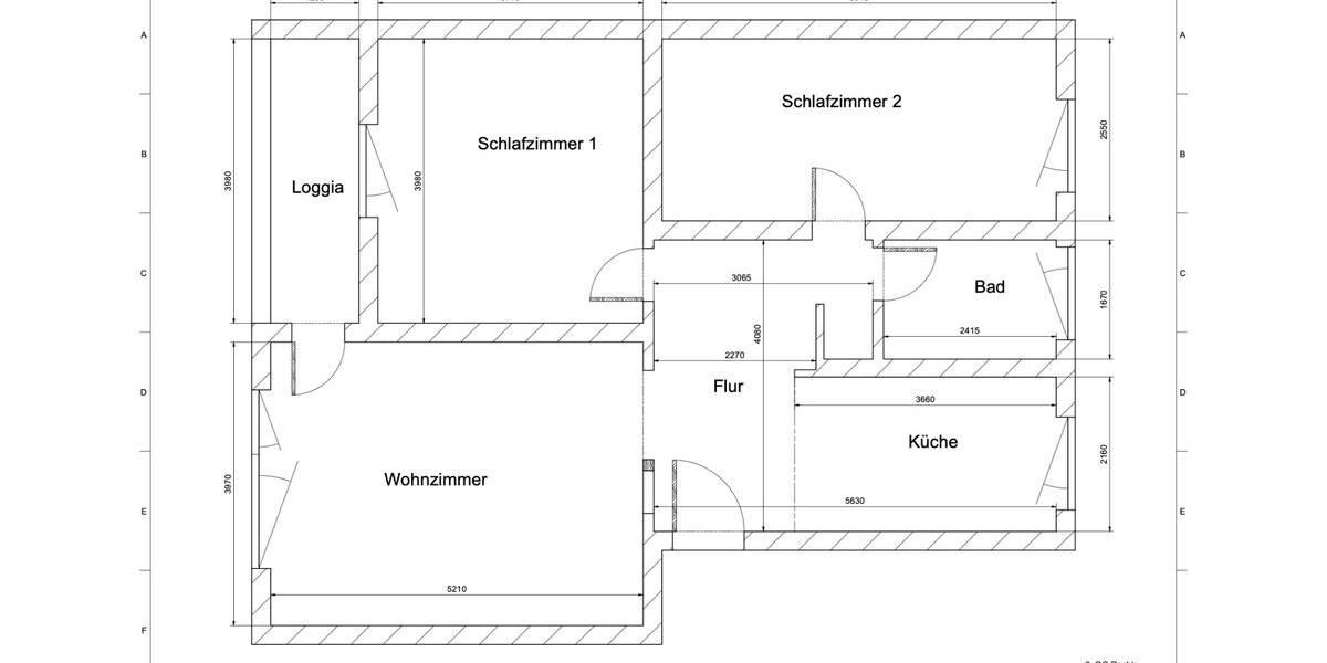 Etagenwohnung Braunschweig Wabe-Schunter-Beberbach - 3 Zimmer, 74 m&sup2;, 195.000&euro; | Angebot:24510937