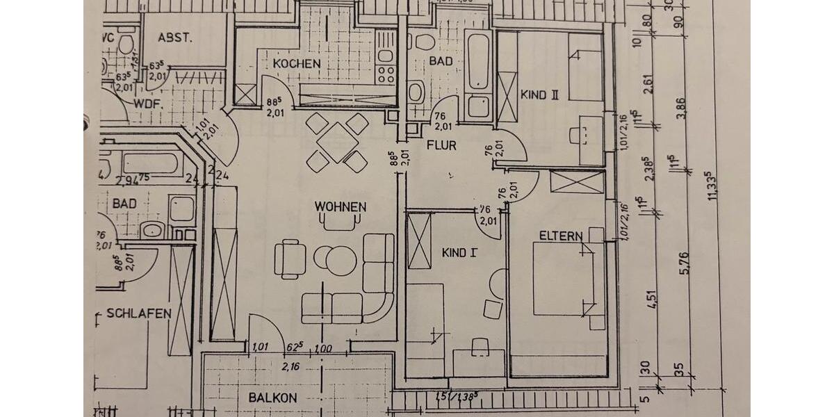 Etagenwohnung Schwülper - 5 Zimmer, 103 m&sup2;, 297.000&euro; | Angebot:27258900