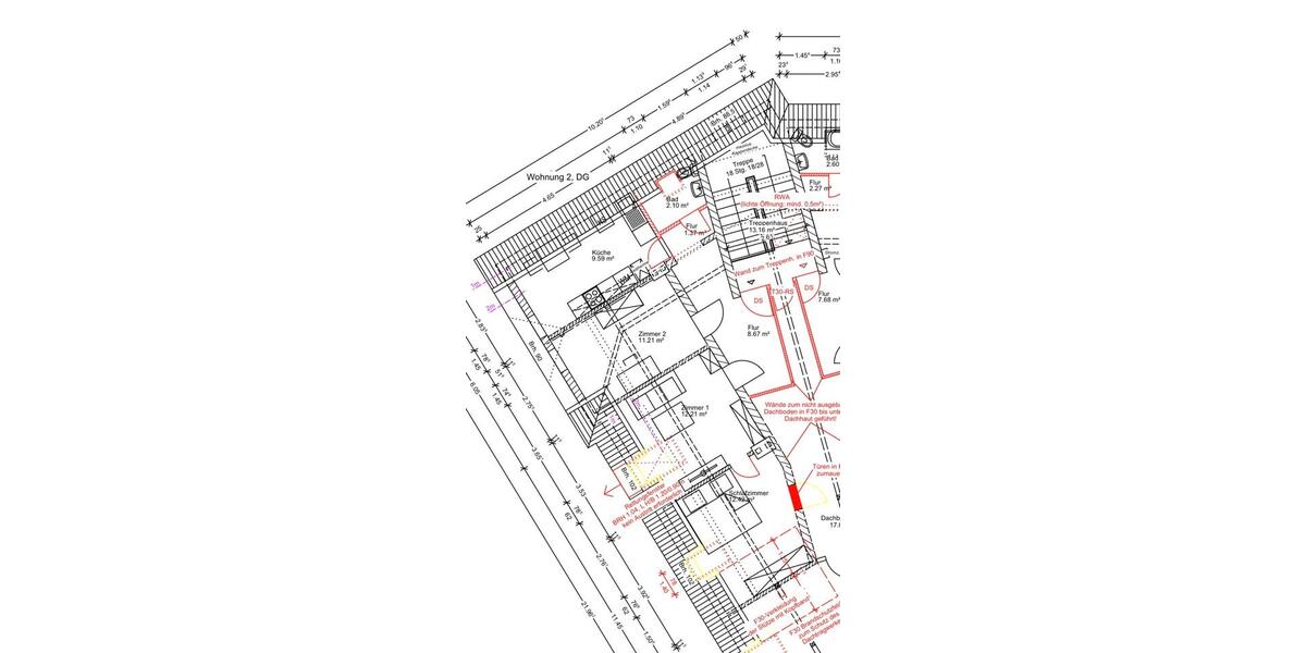 Dachgeschoßwohnung Braunschweig Lehndorf-Watenbüttel - 3 Zimmer, 58 m&sup2;, 580&euro; | Angebot:26539681