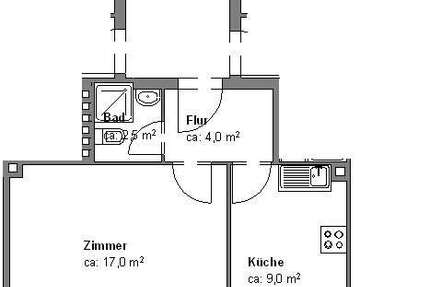 Wohnung Braunschweig Innenstadt - 1 Zimmer, 33 m&sup2;, 297&euro; | Angebot:27115559