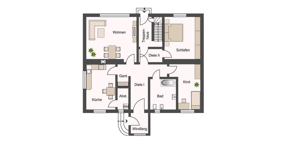 Etagenwohnung Edemissen Wipshausen - 3 Zimmer, 108 m&sup2;, 85.000&euro; | Angebot:25682282