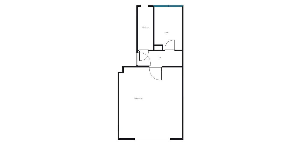 Etagenwohnung Braunschweig Wabe-Schunter-Beberbach - 1 Zimmer, 34 m&sup2;, 421&euro; | Angebot:24980850
