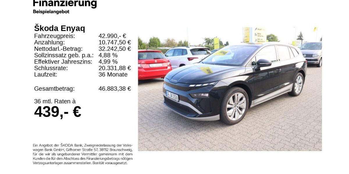 Skoda Enyaq 8.000 km 42.290 &euro; Gifhorn 38518