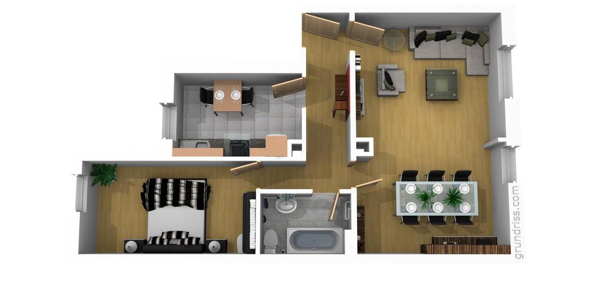 Etagenwohnung Braunschweig Broitzem - 2 Zimmer, 59 m&sup2;, 450&euro; | Angebot:27610148