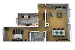 Etagenwohnung Braunschweig Broitzem - 2 Zimmer, 59 m&sup2;, 450&euro; | Angebot:27610148