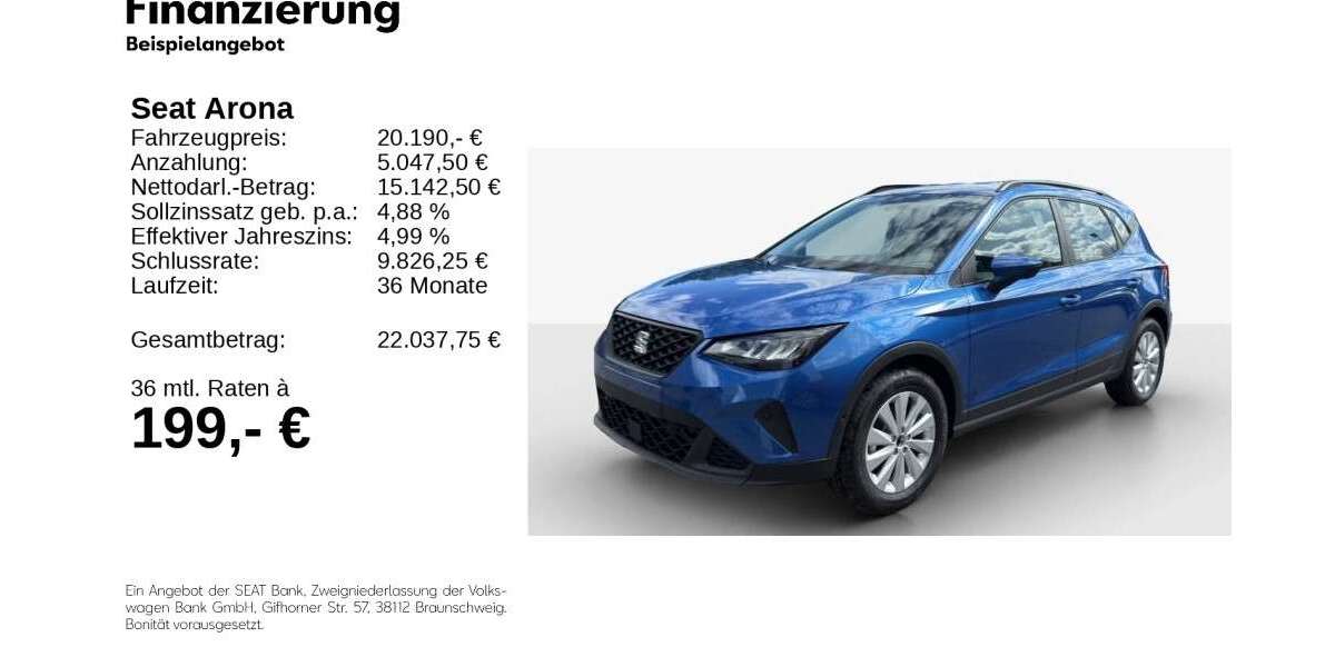 Seat Arona 7.680 km 19.890 &euro; Gifhorn 38518