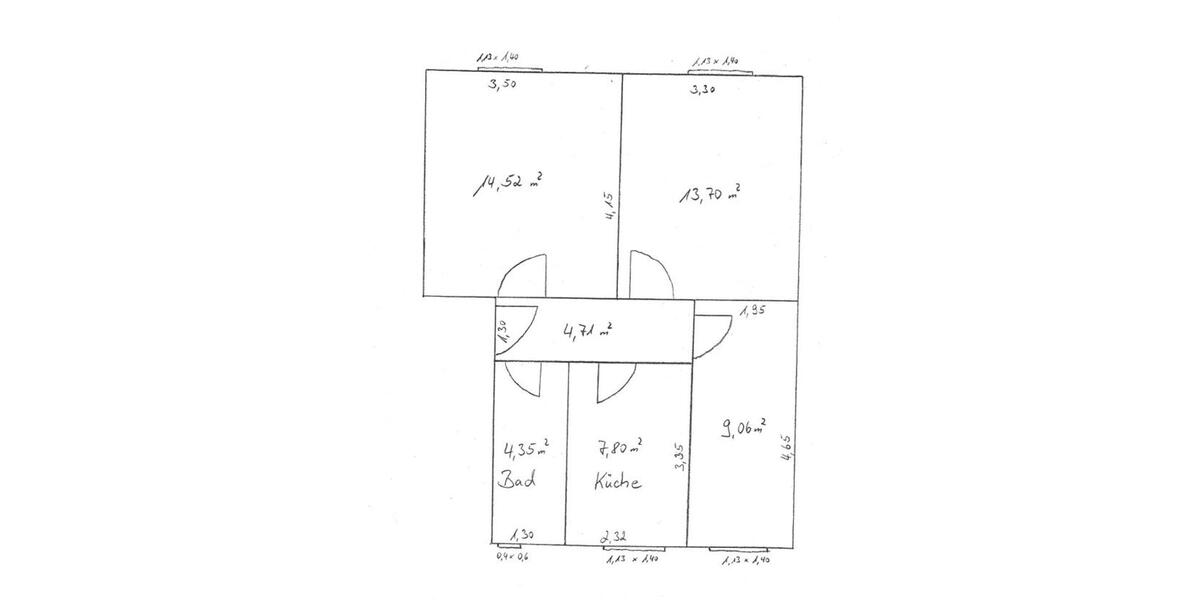 Schöne Eigentumswohnung 54qm 3 Zimmer, KücheTageslicht- Bad 3 zimmer