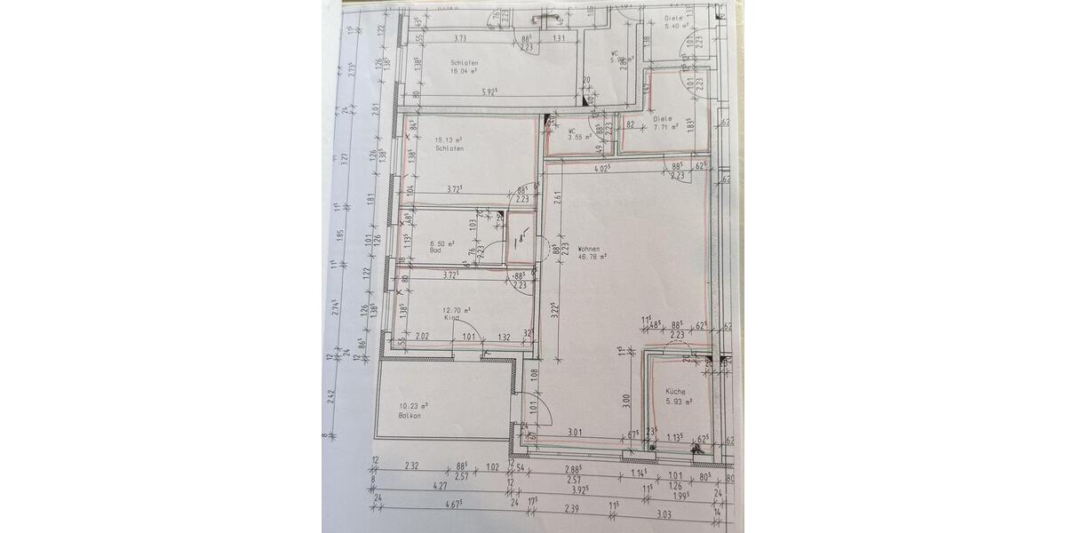 Etagenwohnung Braunschweig Wabe-Schunter-Beberbach - 3.5 Zimmer, 103 m&sup2;, 950&euro; | Angebot:24801229