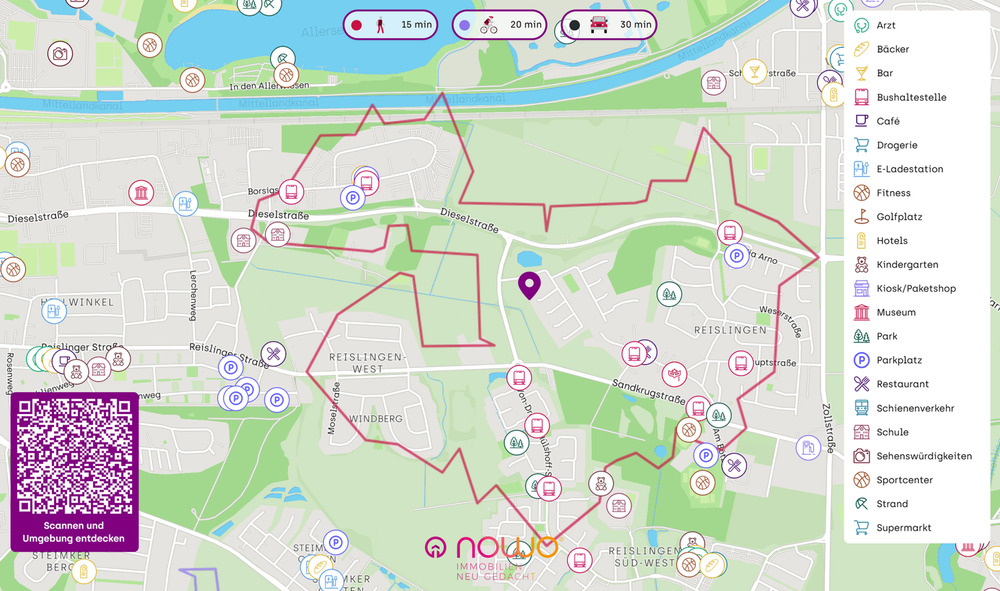 Etagenwohnung Wolfsburg Reislingen - 2 Zimmer, 77 m&sup2;, 280.000&euro; | Angebot:25672002