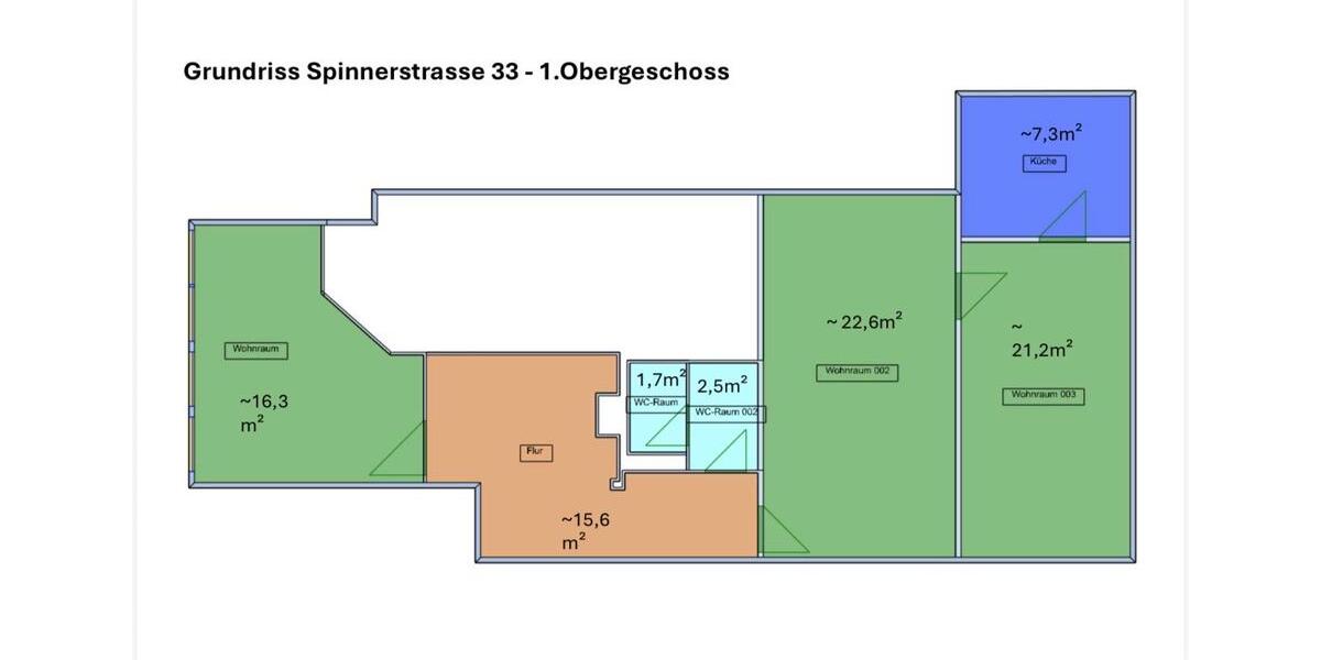 Büroräume, 3 Zimmer Nähe Oker zimmer