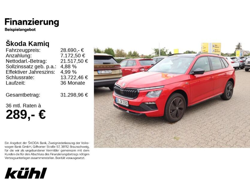 Skoda Kamiq 6.000 km 27.590 € Gifhorn 38518