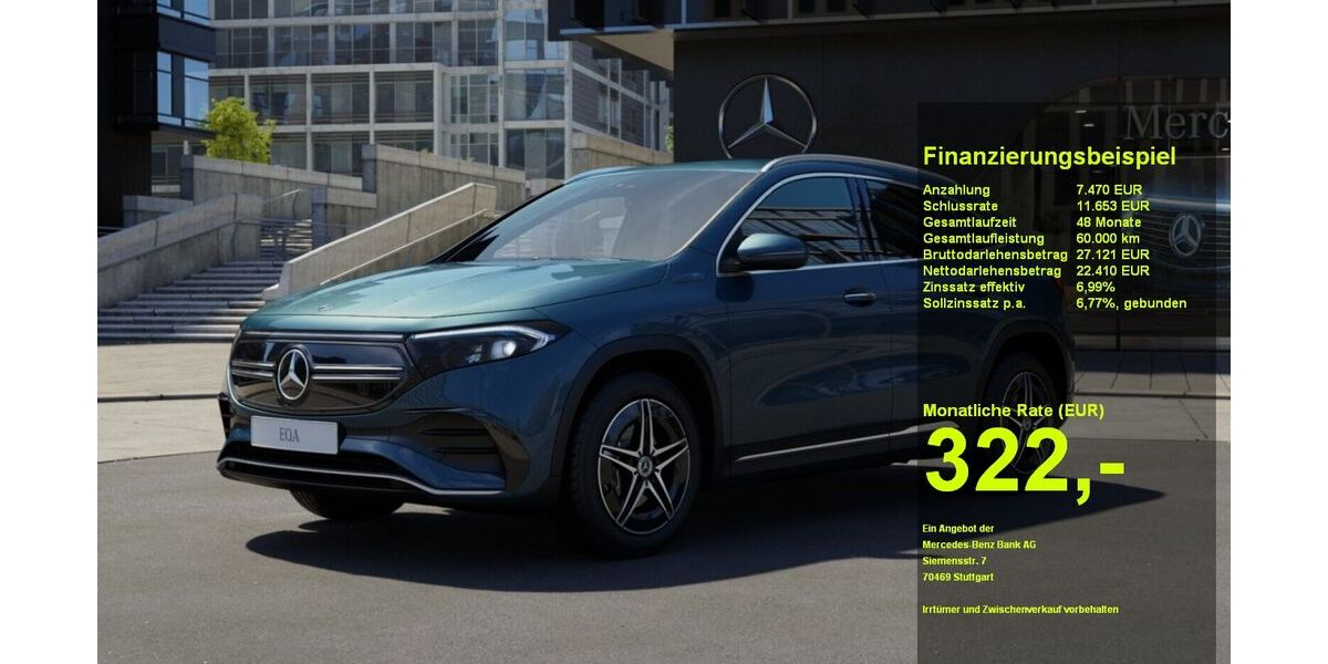 Mercedes-Benz EQA 58.984 km 28.380 &euro; Gifhorn 38518