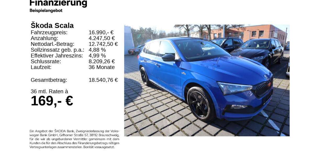 Skoda Scala 71.000 km 16.840 &euro; Gifhorn 38518