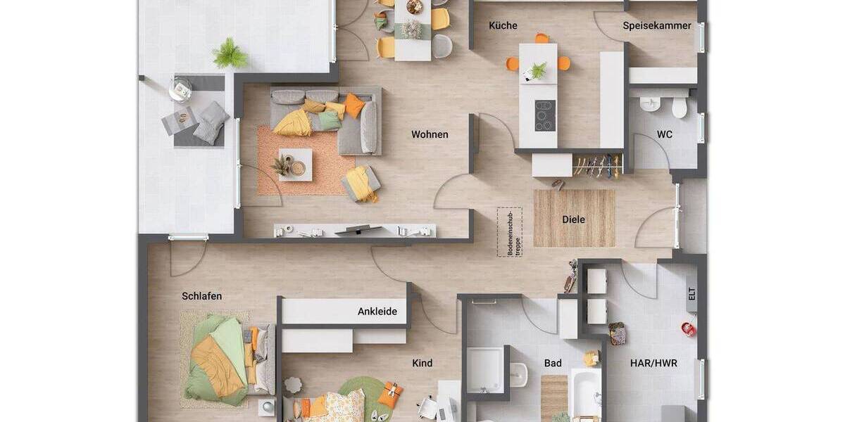 Bungalow Salzgitter Salder - 5 Zimmer, 133 m&sup2;, 373.850&euro; | Angebot:25669752