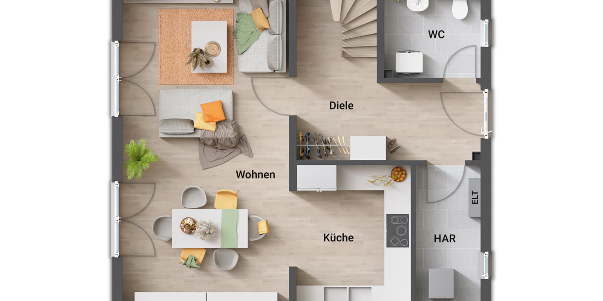 Einfamilienhaus Wendeburg Meerdorf - 4 Zimmer, 109 m&sup2;, 299.350&euro; | Angebot:26064561