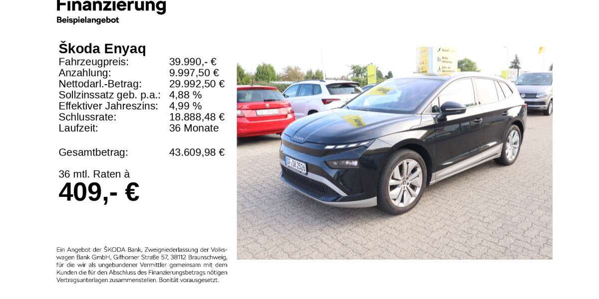 Skoda Enyaq 12.000 km 39.840 &euro; Gifhorn 38518