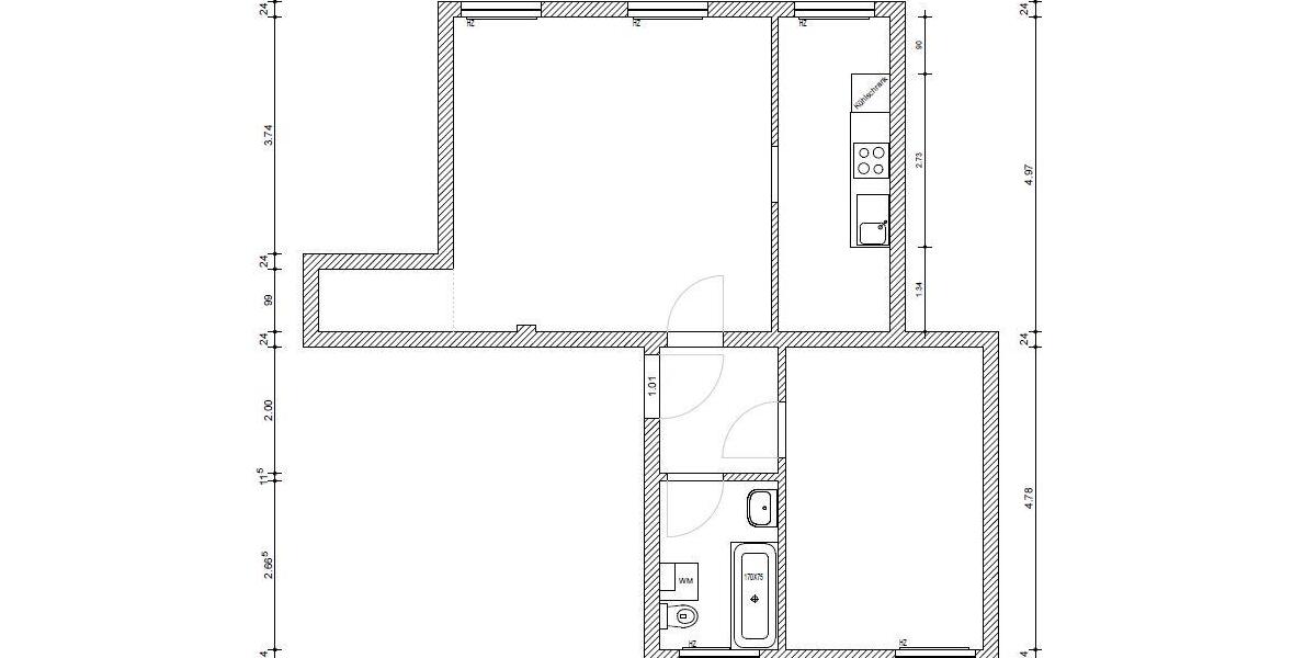Hochparterre Gifhorn - 2 Zimmer, 62 m&sup2;, 660&euro; | Angebot:26690146