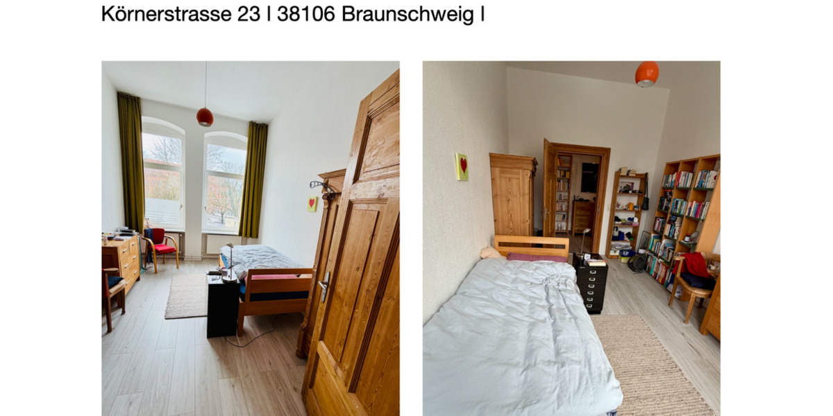 Etagenwohnung Braunschweig Nordstadt - 5 Zimmer, 130 m&sup2;, 1.600&euro; | Angebot:24639441