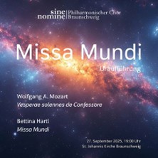 Missa Mundi - Uraufführung | Von Wiener Klassik zu zeitgenössischer Chormusik