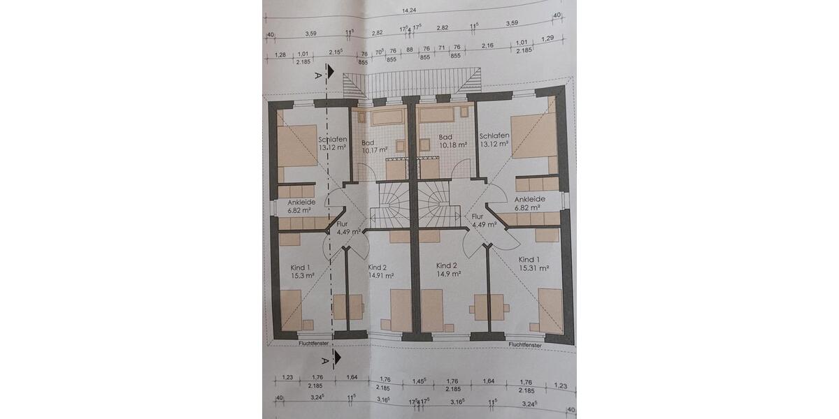 Doppelhaushälfte Wolfsburg Almke - 4 Zimmer, 140 m&sup2;, 1.400&euro; | Angebot:24878294