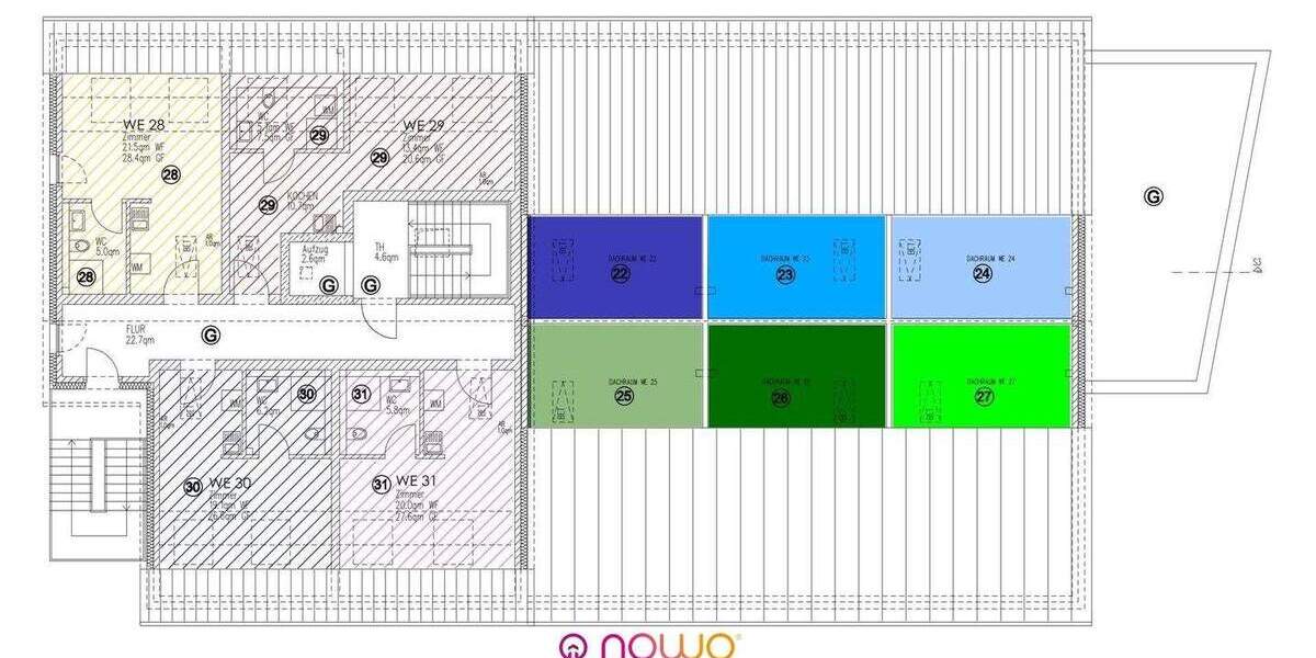 Etagenwohnung Braunschweig Lehndorf-Watenbüttel - 1 Zimmer, 25 m&sup2;, 134.300&euro; | Angebot:24594531