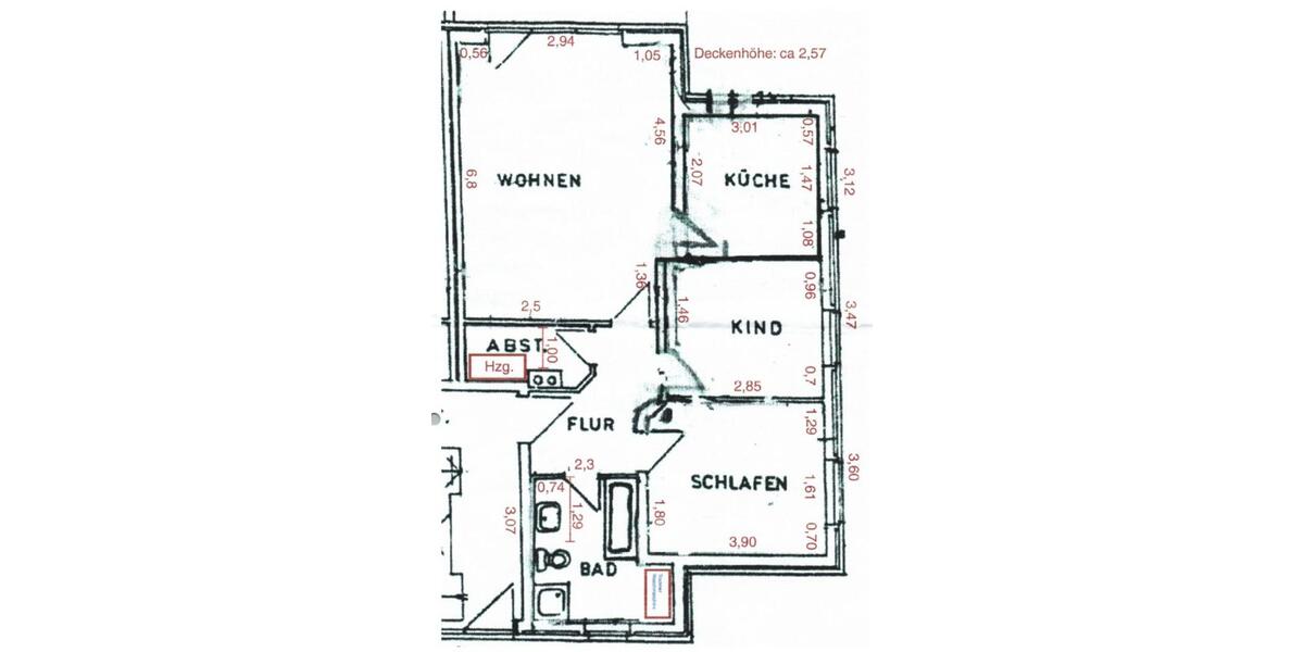 Erdgeschoßwohnung Gifhorn - 3 Zimmer, 80 m&sup2;, 199.000&euro; | Angebot:25335688