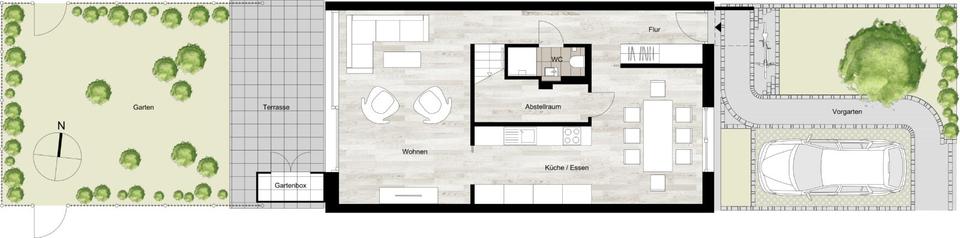 Maisonettenwohnung Braunschweig Heidberg-Melverode - 5 Zimmer, 138 m&sup2;, 2.100&euro; | Angebot:24979543