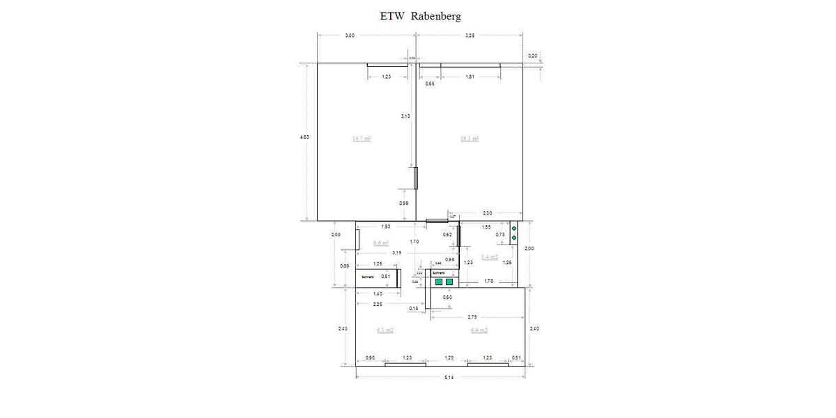 Etagenwohnung Wolfsburg Detmerode - 2 Zimmer, 54 m&sup2;, 95.000&euro; | Angebot:27192957