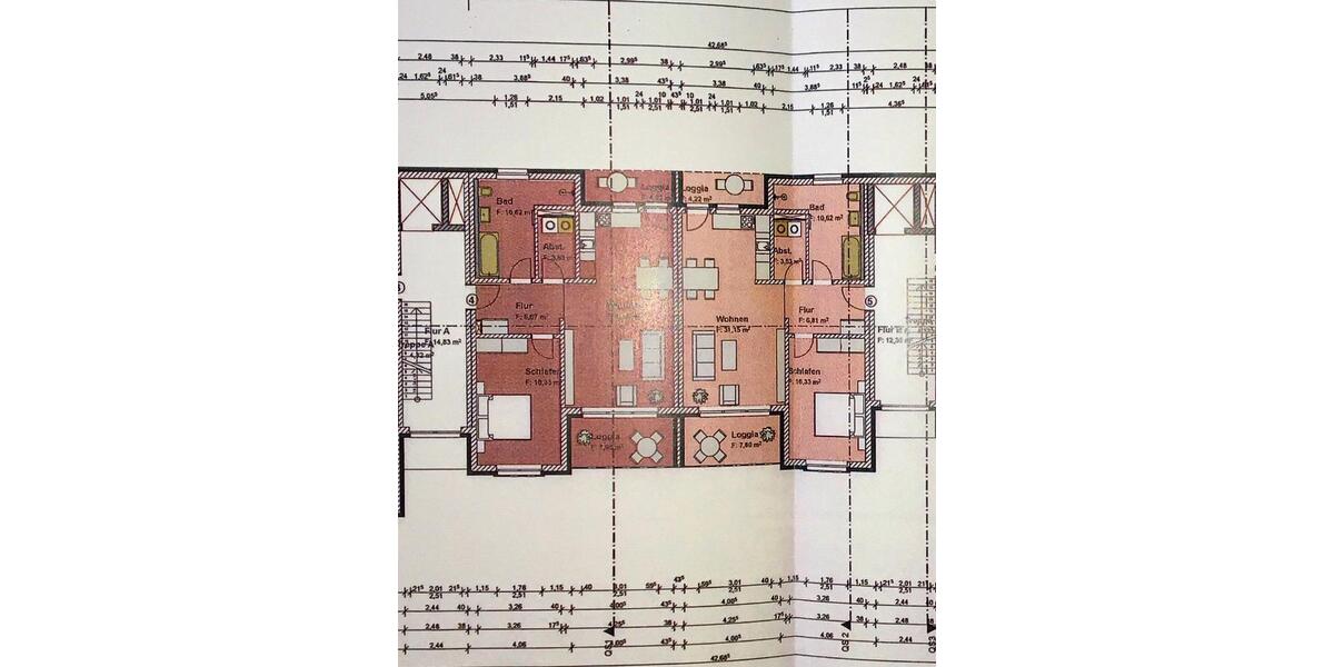 Etagenwohnung Wendeburg - 2.5 Zimmer, 74 m&sup2;, 1.270&euro; | Angebot:24840212